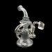 8" Full Twisted Color Recycler Dab Rig - SmokeZone 420