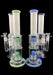 12" Straight White Tube Double Matrix Water Pipe - SmokeZone 420