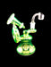6" Horn Style UV Reactive Dab Rig - SmokeZone 420