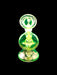 6" Horn Style UV Reactive Dab Rig - SmokeZone 420