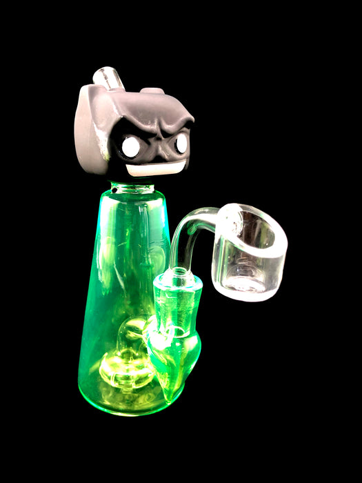 6.5" UV Reactive Batman Dab Rig - SmokeZone 420