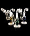 6" Clear & Color Stem Sherlock Dab Rig - SmokeZone 420