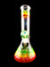 12" Rasta Color Wrap & Rake Water Pipe - SmokeZone 420