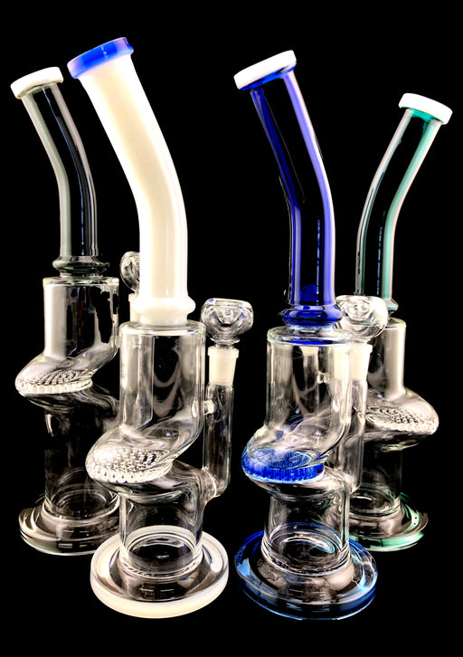 12" Honeycomb Perc Zong Water Pipe - SmokeZone 420