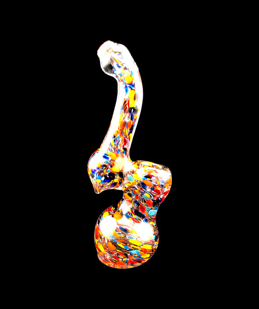 6" Clear Body Multi Frit Sherlock Bubbler - SmokeZone 420
