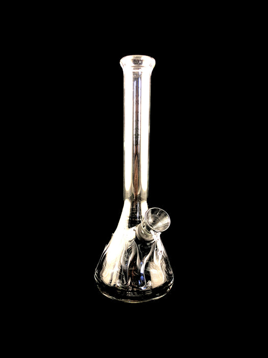 8" Beaker Wrap & Rake Slide Water Pipe - SmokeZone 420