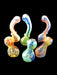 7.5" Fumed Inside Color Work Sherlock Bubbler - SmokeZone 420