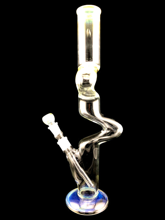 18" Gold Fumed Zong Wine Base Water Pipe - SmokeZone 420