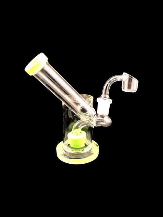 6" Slime Color Microscope Style Dab Rig - SmokeZone 420