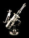 10" Fancy Microscope Style Two Chamber Water Pipe - SmokeZone 420