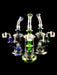 9" Triple Ring Shower Perc Dab Rig - SmokeZone 420