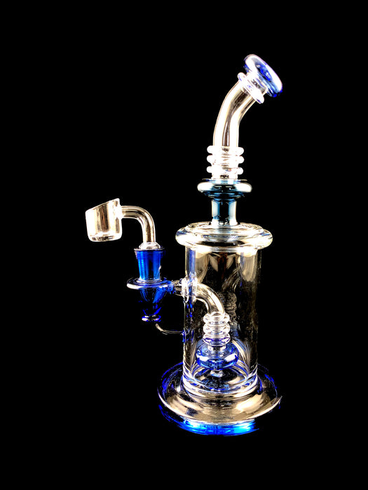 9" Triple Ring Shower Perc Dab Rig - SmokeZone 420