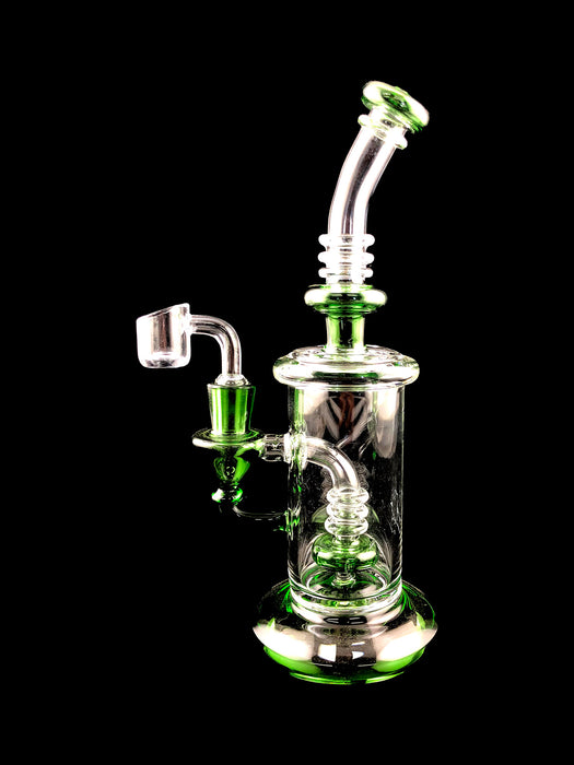 9" Triple Ring Shower Perc Dab Rig - SmokeZone 420