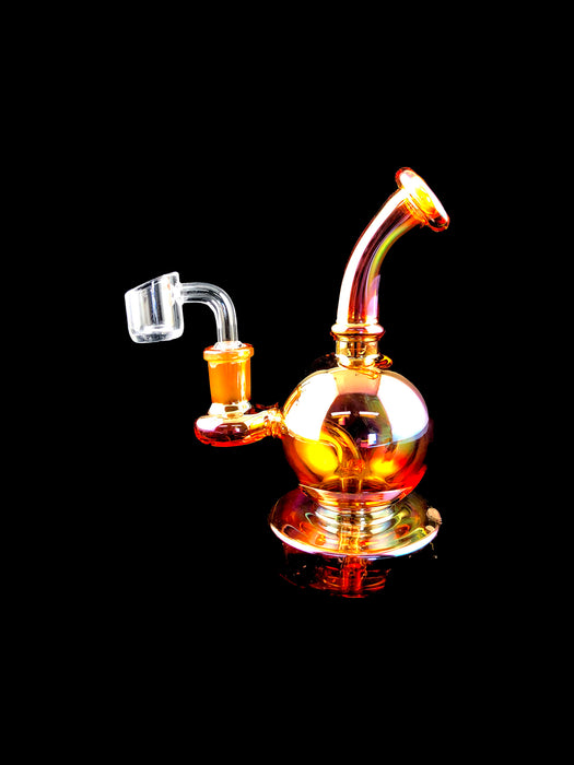6" Metallic Color Ball & Base Dab Rig - SmokeZone 420