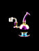 6" Metallic Color Ball & Base Dab Rig - SmokeZone 420