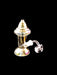 6" Metallic Color Mushroom Dab Rig - SmokeZone 420