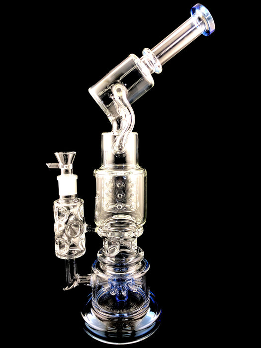 16" Heavy Microscope Two Chamber Water Pipe - SmokeZone 420