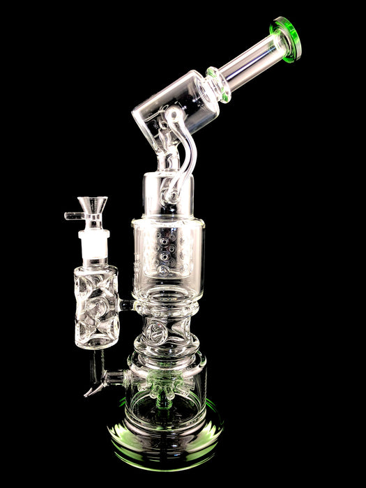 16" Heavy Microscope Two Chamber Water Pipe - SmokeZone 420