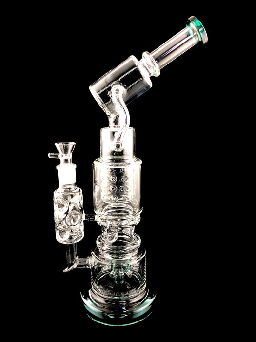 16" Heavy Microscope Two Chamber Water Pipe - SmokeZone 420