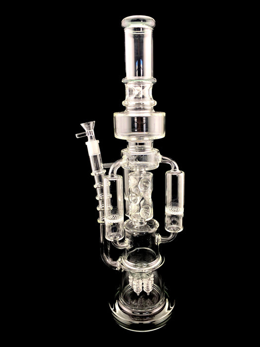20" Triple Honeycomb Arm Drill Perc Water Pipe - SmokeZone 420