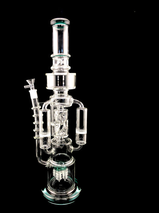 20" Triple Honeycomb Arm Drill Perc Water Pipe - SmokeZone 420