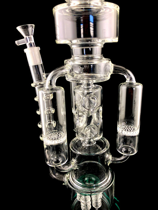 20" Triple Honeycomb Arm Drill Perc Water Pipe - SmokeZone 420