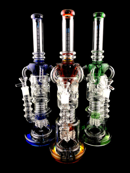16" Terp Pearl Two Chamber Water Pipe - SmokeZone 420