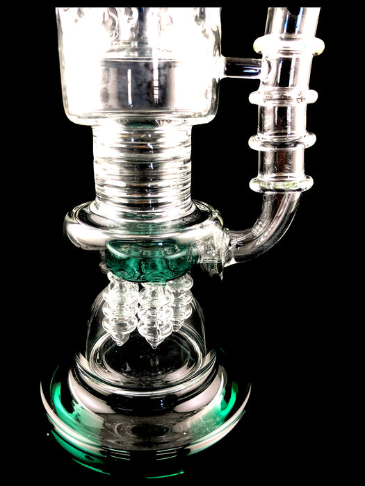 16" Terp Pearl Two Chamber Water Pipe - SmokeZone 420