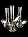 9" Clear Center Ring Los Angeles Made Water Pipes - SmokeZone 420