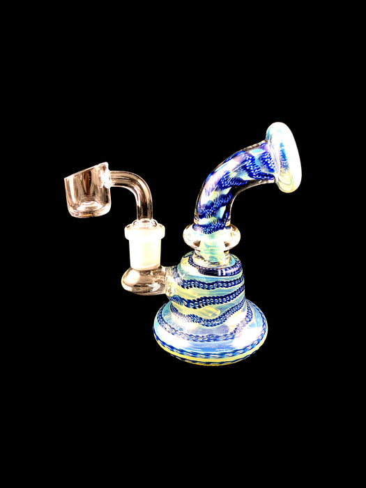 5" Fumed Inside Swirl Mini Dab Rig - SmokeZone 420
