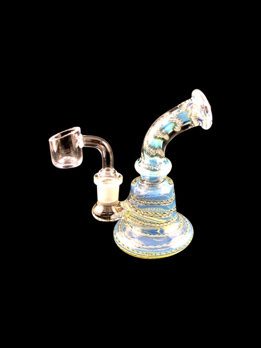 5" Fumed Inside Swirl Mini Dab Rig - SmokeZone 420