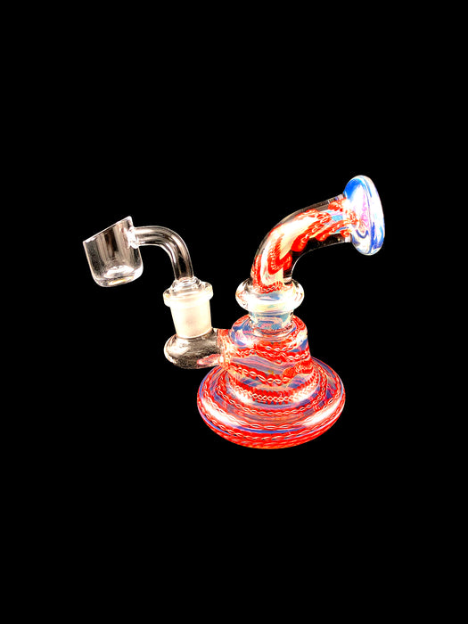 5" Fumed Inside Swirl Mini Dab Rig - SmokeZone 420