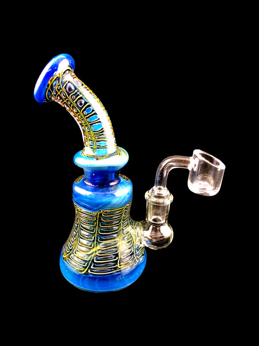 6.5" Double Glass Air Pocket Dab Rig - SmokeZone 420