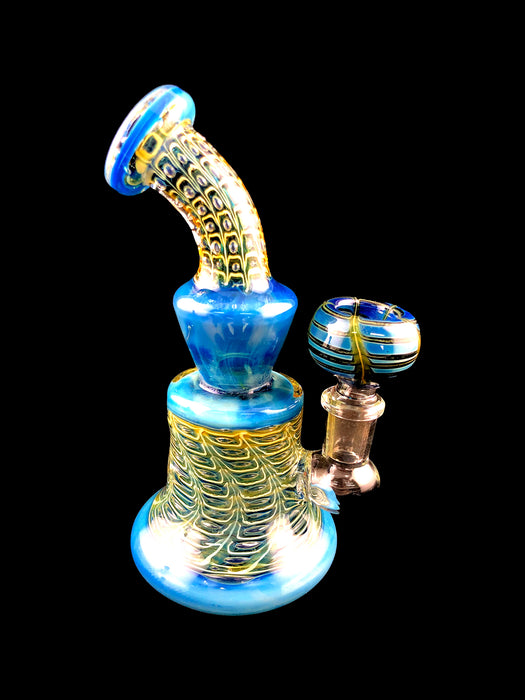 6.5" Double Glass Air Pocket Dab Rig - SmokeZone 420