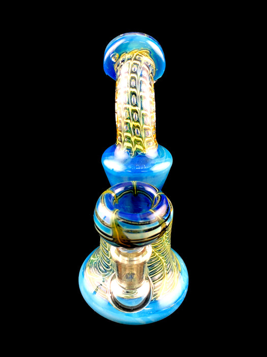 6.5" Double Glass Air Pocket Dab Rig - SmokeZone 420