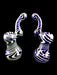 7" American Slime Twisted Blue Glass Bubbler - SmokeZone 420