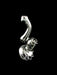 6" Transparent Color Glass Inside Work Bubbler - SmokeZone 420