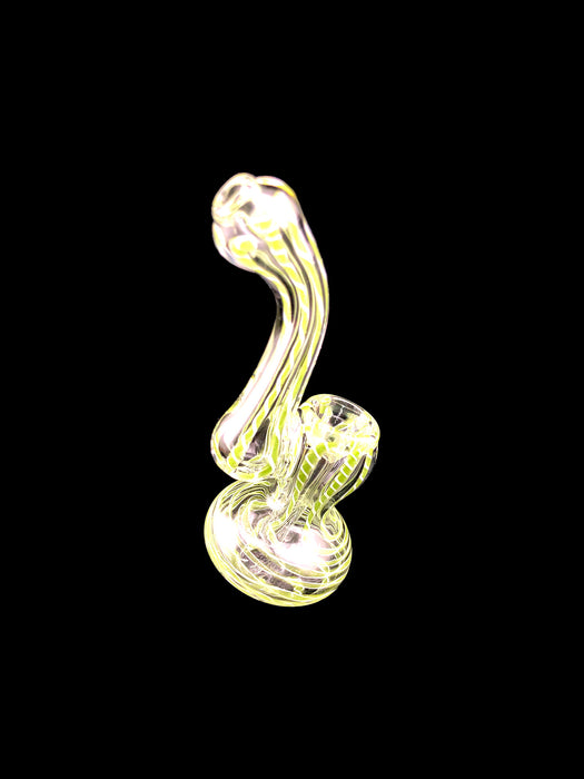 4" Mini Color Stripe Sherlock Bubbler - SmokeZone 420