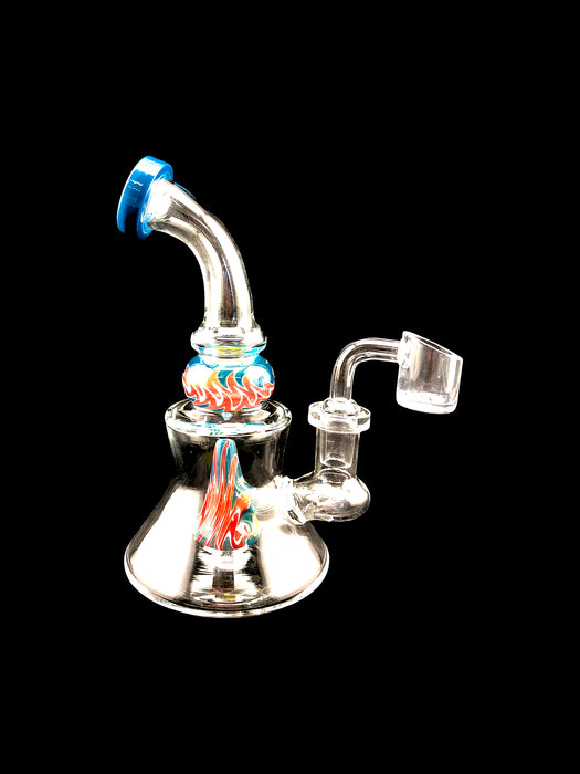 6.5" Beaker Base Reverse Work Dab Rig - SmokeZone 420