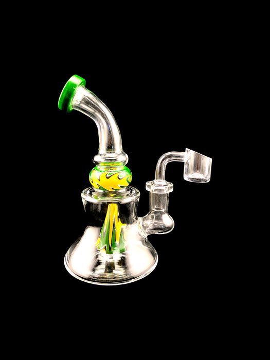 6.5" Beaker Base Reverse Work Dab Rig - SmokeZone 420