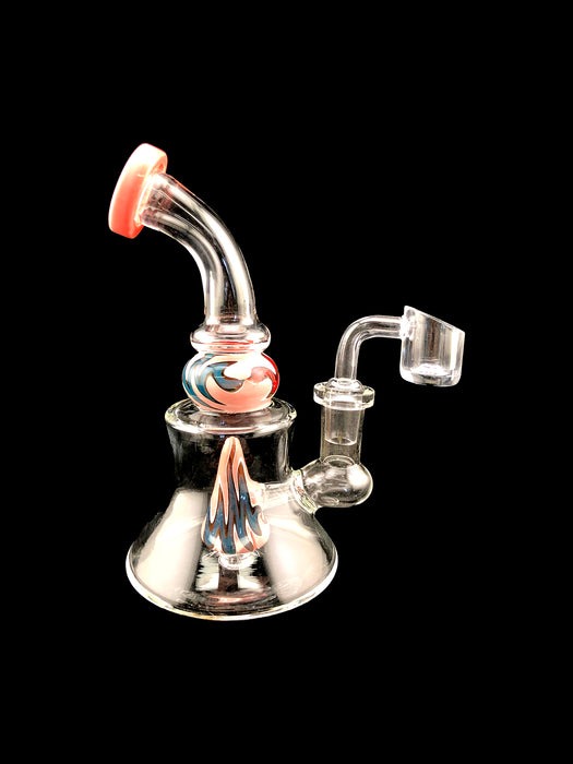 6.5" Beaker Base Reverse Work Dab Rig - SmokeZone 420