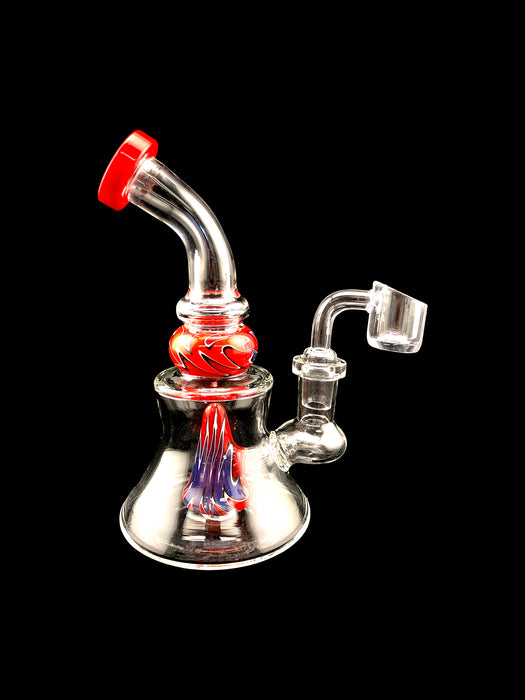 6.5" Beaker Base Reverse Work Dab Rig - SmokeZone 420