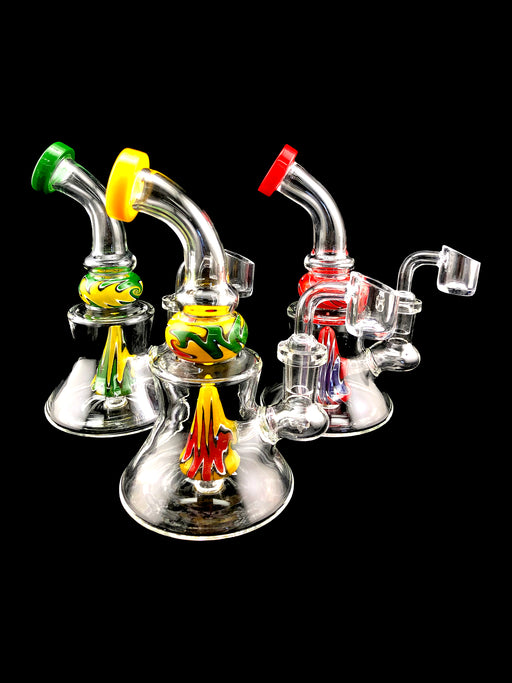 6.5" Beaker Base Reverse Work Dab Rig - SmokeZone 420