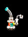 6.5" Round Base Reverse Work Dab Rig - SmokeZone 420