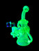 10" Loop Knot Inline Perc UV Reactive Dab Rig - SmokeZone 420