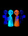 7" Alien Head UV Reactive Dab Rig - SmokeZone 420