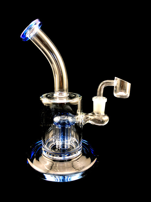 8" Curved Mouth Tree Perc Dab Rig - SmokeZone 420
