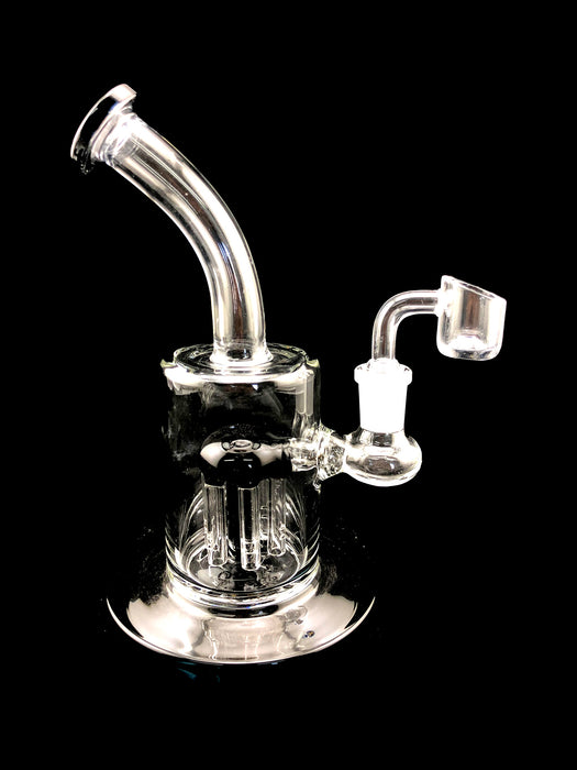 8" Curved Mouth Tree Perc Dab Rig - SmokeZone 420