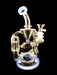 10" Star Wing Double Dome & Inline Perc Water Pipe - SmokeZone 420