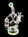 10" Star Wing Double Dome & Inline Perc Water Pipe - SmokeZone 420